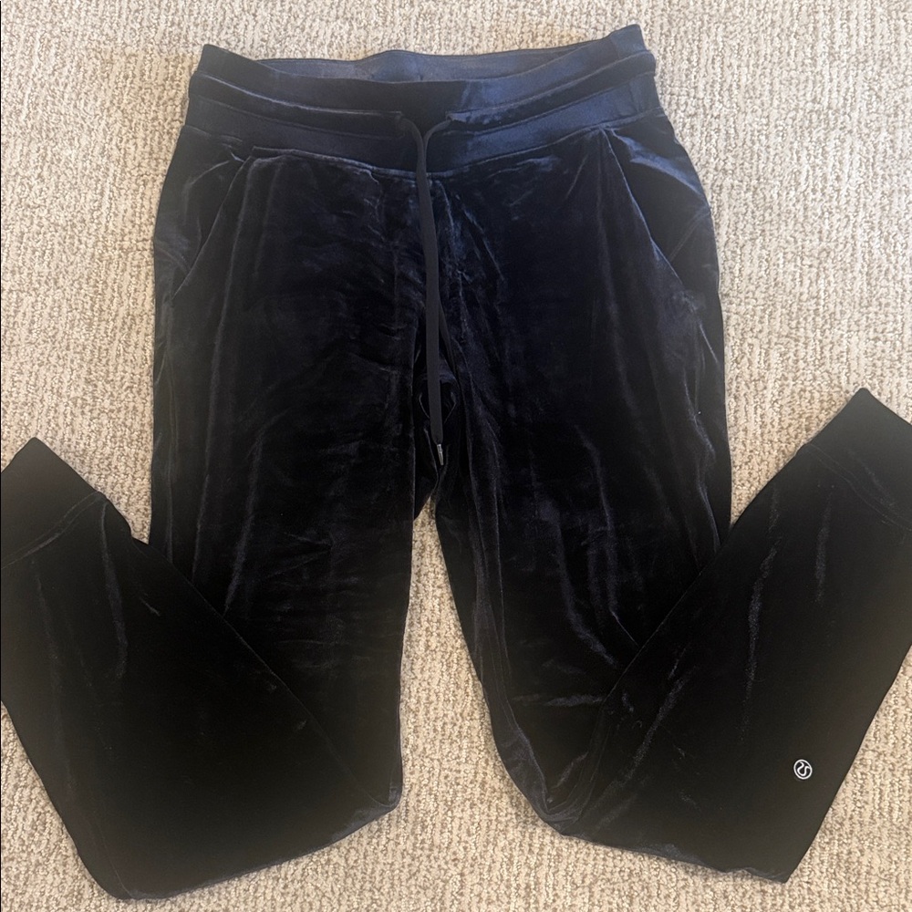 lululemon athletica Black Velvet Pants